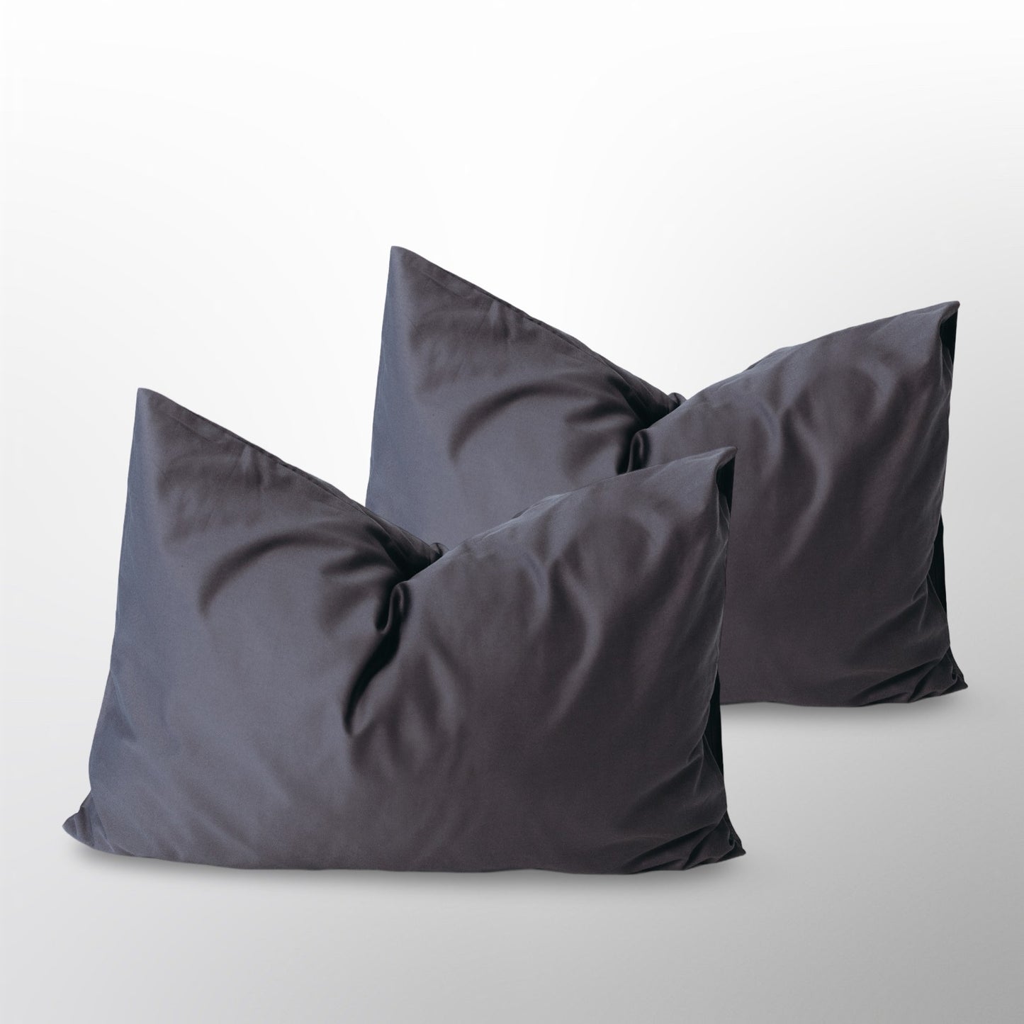 Premium satino patalynės komplektas Graphite