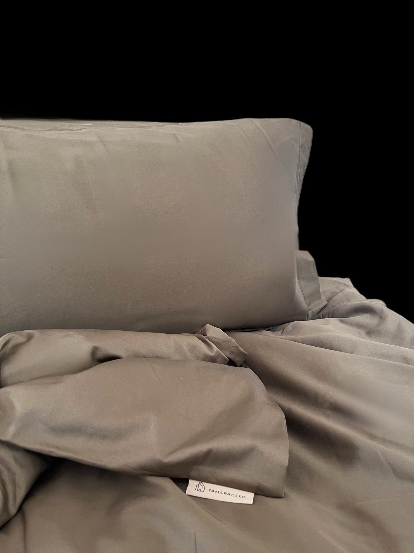 Premium satino patalynės komplektas Moss