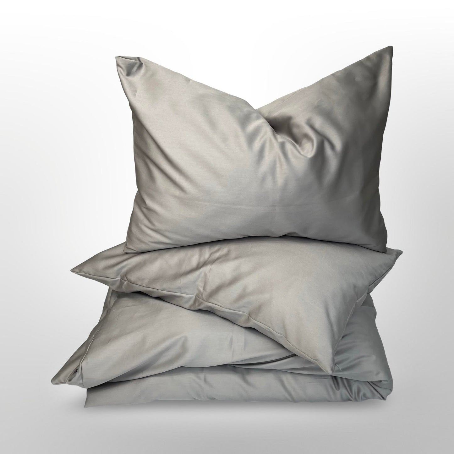 Klasikinio satino patalynės komplektas Silver