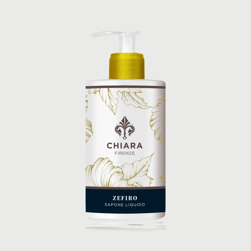 Chiara Firenze Zefiro prabangus skystas rankų muilas, 350 ml, tamaradeko.lt