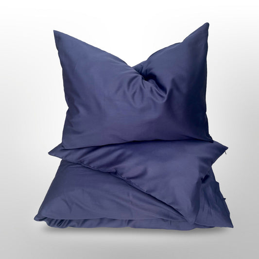 Klasikinio satino patalynės komplektas Blue