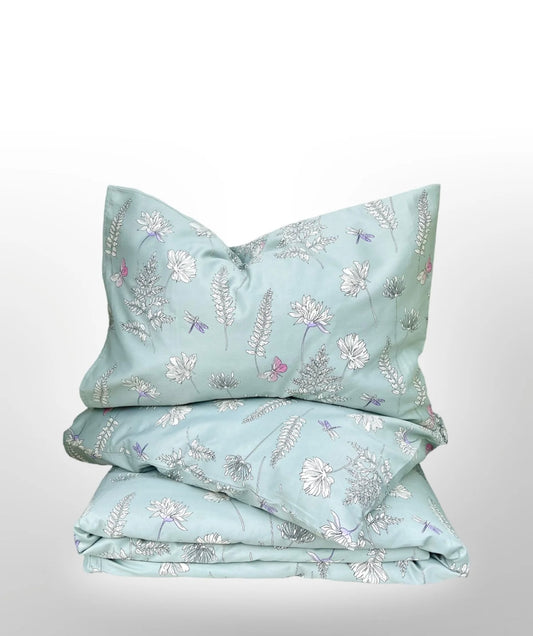 Klasikinio satino patalynės komplektas Butterfly