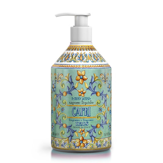 Rudy Profumi Capri prabangus skystas rankų muilas su dozatoriumi, iriso ir ylang-ylang kvapo, 500 ml, tamaradeko.lt