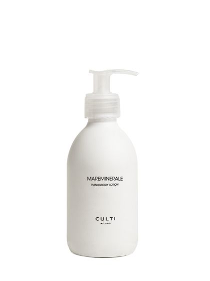 CULTI Milano Mareminerale prabangus drėkinantis kūno losjonas su jūros ir mineralinio muskuso natomis, 250 ml, tamaradeko.lt