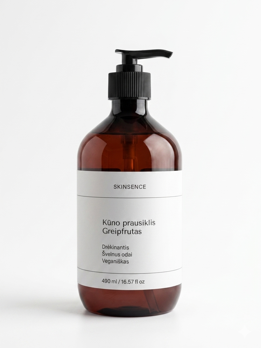 kuno prausiklis greipfrutas tamaradeko.lt drekinantis svelnus odai ir veganiskas 490ml